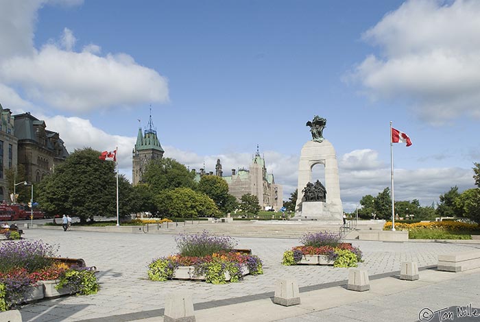 ArcticQ_20080825_100552_471_20.jpg - Canada's capital city is clean, contained, and boasts spires, statues, and copper plate that puts Washington DC to shame.  Ottawa, Canada.