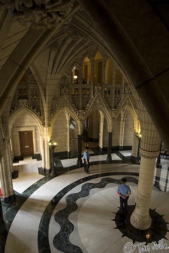 ArcticQ_20080825_155550_515_20.jpg - THe lobby area of the tower in Parliament, Ottawa, Canada.