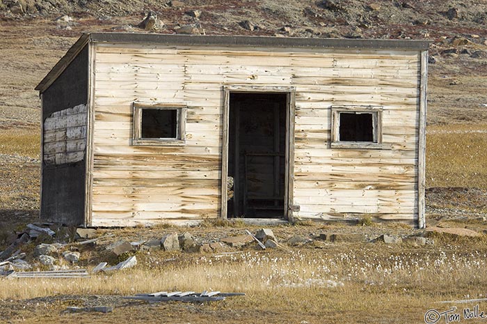 ArcticQ_20080828_094052_934_2X.jpg - A building in the abandoned RCMP complex at Dundas Harbor, Devon Island, Nunavut, Canada.