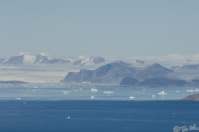 ArcticQ_20080829_145510_328_2X.jpg - The view outward toward the mountains from the Peary Monument.  Cape York, Nunavut, Canada.