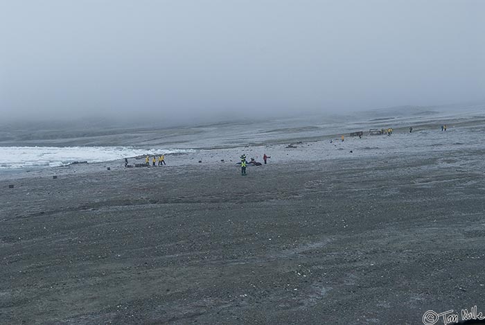 ArcticQ_20080901_095110_301_20.jpg - We prepare to land the helicopter at the remains of Fort Conger, Ellesmere Island, Canada.