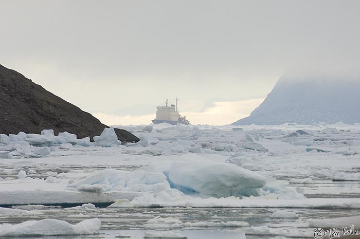 ArcticQ_20080901_102944_601_2X.jpg - We were only the 13th ship to actually reach this spot, despite the overall trend toward greater Arctic ice melt in the summer.  Fort Conger, Ellesmere Island, Canada.