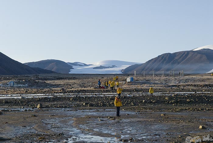 ArcticQ_20080903_083638_938_20.jpg - Part of the RCMP station, now abandoned, is also visible.  Alexander Bay, Bache Peninsula Ellesmere Island, Nunavut, Canada.