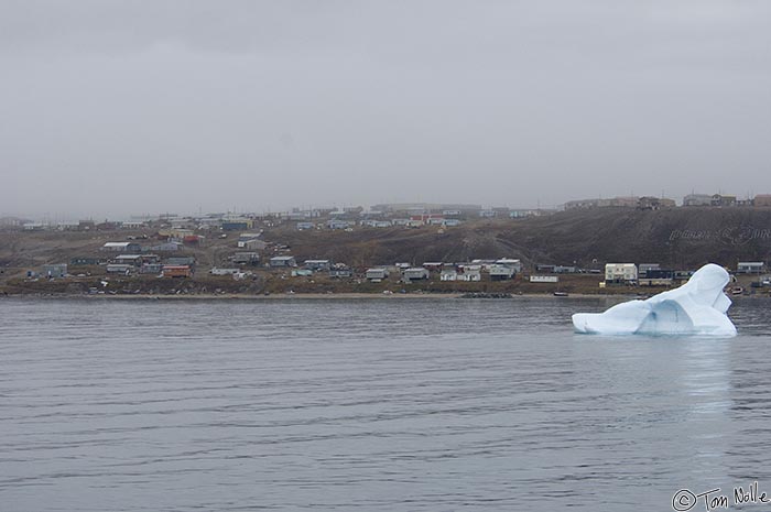 ArcticQ_20080905_073154_733_2X.jpg - We were supposed to re-enter Canada and clear customs at Pond Inlet on the northern coast of Baffin Island, Nunavut, but fog prevented officials from arriving.  Pond Inlet, Canada.