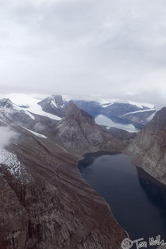 ArcticQ_20080906_112400_413_20.jpg - The innermost part of Sam Ford Fjord, Baffin Island, Nunavut, Canada.