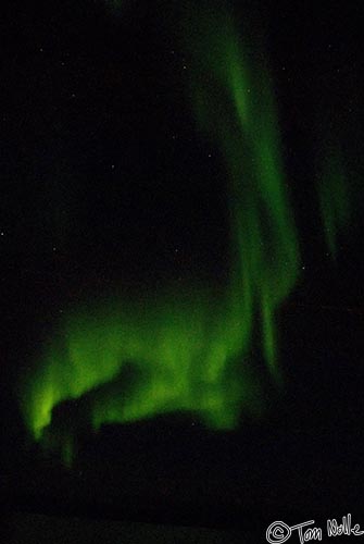 ArcticQ_20080908_221310_828_20.jpg - Pictures of the aurora are very difficult to take without a tripod and complete lack of vibration, so getting some from the top observation deck of a moving ship presents challenges.  Baffin Island, Nunavut, Canada.